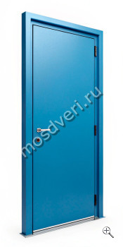 Дверь синяя с терморазрывом для дачи порошок - купить от производителя Мосдвери Дверь синяя с терморазрывом для дачи порошок